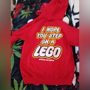 Assholes live forever Lego hoodie